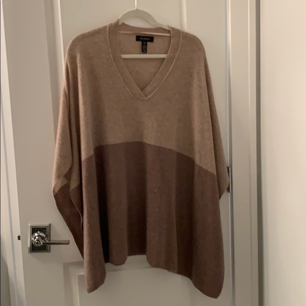 Halogen cashmire poncho